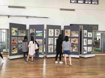 中法学院举行教学作品展览开幕式